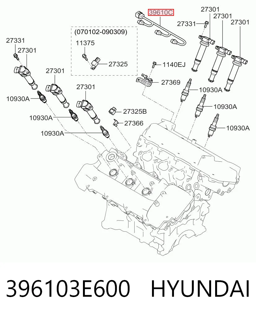 396103E600 Hyundai/Kia 