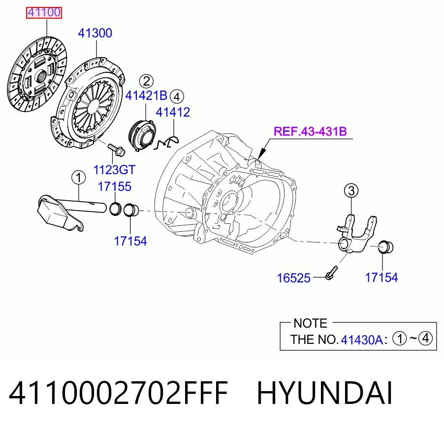 Зчеплення Hyundai I10 хетчбек (PA) (2007 - 2010) ціна, від 29.14 USD