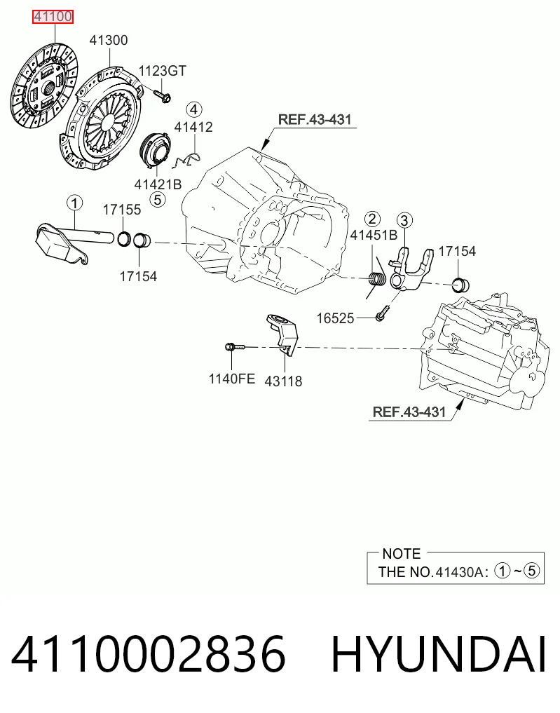 Диск зчеплення KIA Picanto 2 TA