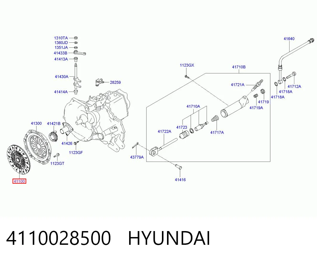 Зчеплення Hyundai Matrix мінівен (FC) (2001 - 2005) ціна, від 40.90 USD