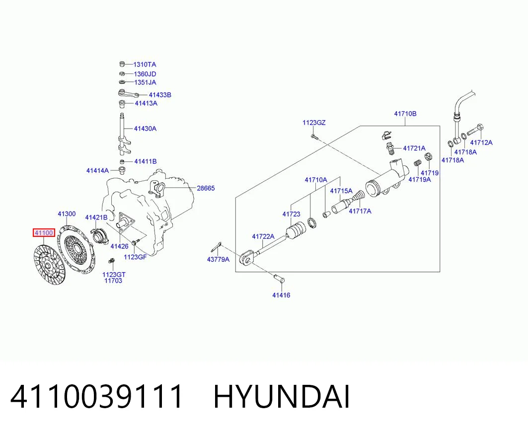 Зчеплення Hyundai Sonata IV седан (EU4) (2001 - 2005) ціна, від 51.14 USD