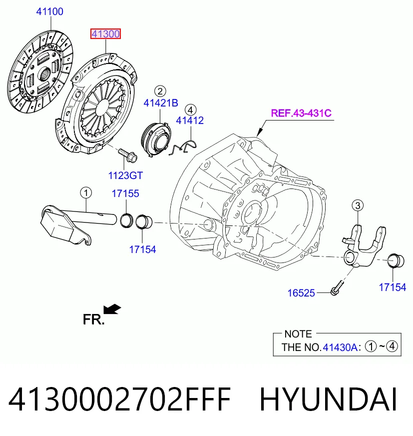  Корзина зчеплення Hyundai I10 