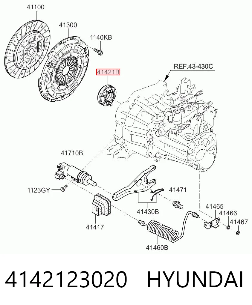 Вижимний підшипник Chrysler 4142123020 ціна, від 18.12 USD