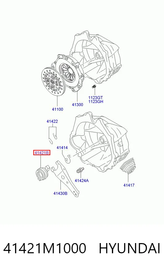 Купити Вижимний підшипник Hyundai Galloper  JK
