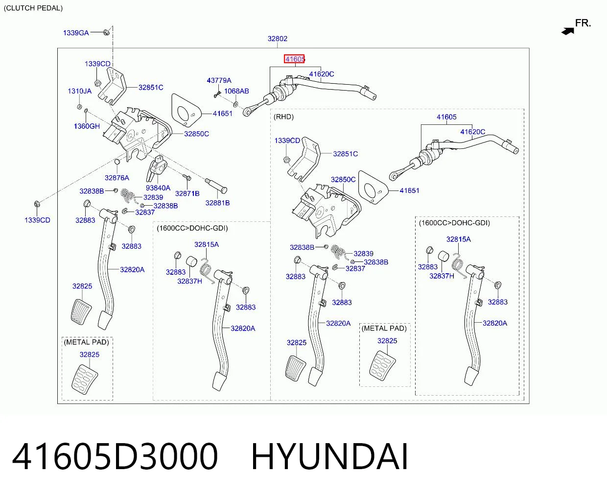 Купити Головний циліндр зчеплення Hyundai Tucson III TL