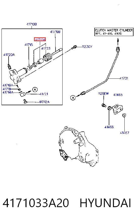 MD997838 Chrysler Ремкомплект робочого циліндру зчеплення
