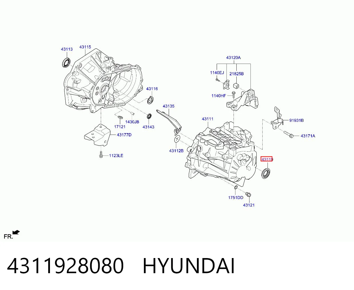 Купити 4311928003 Chrysler Сальник піввісі переднього моста, лівої