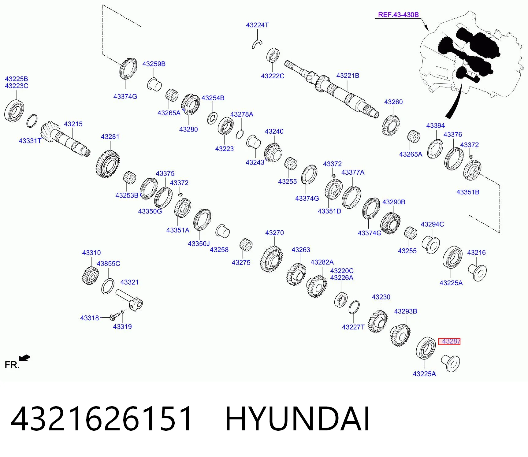 4321626151 Hyundai/Kia