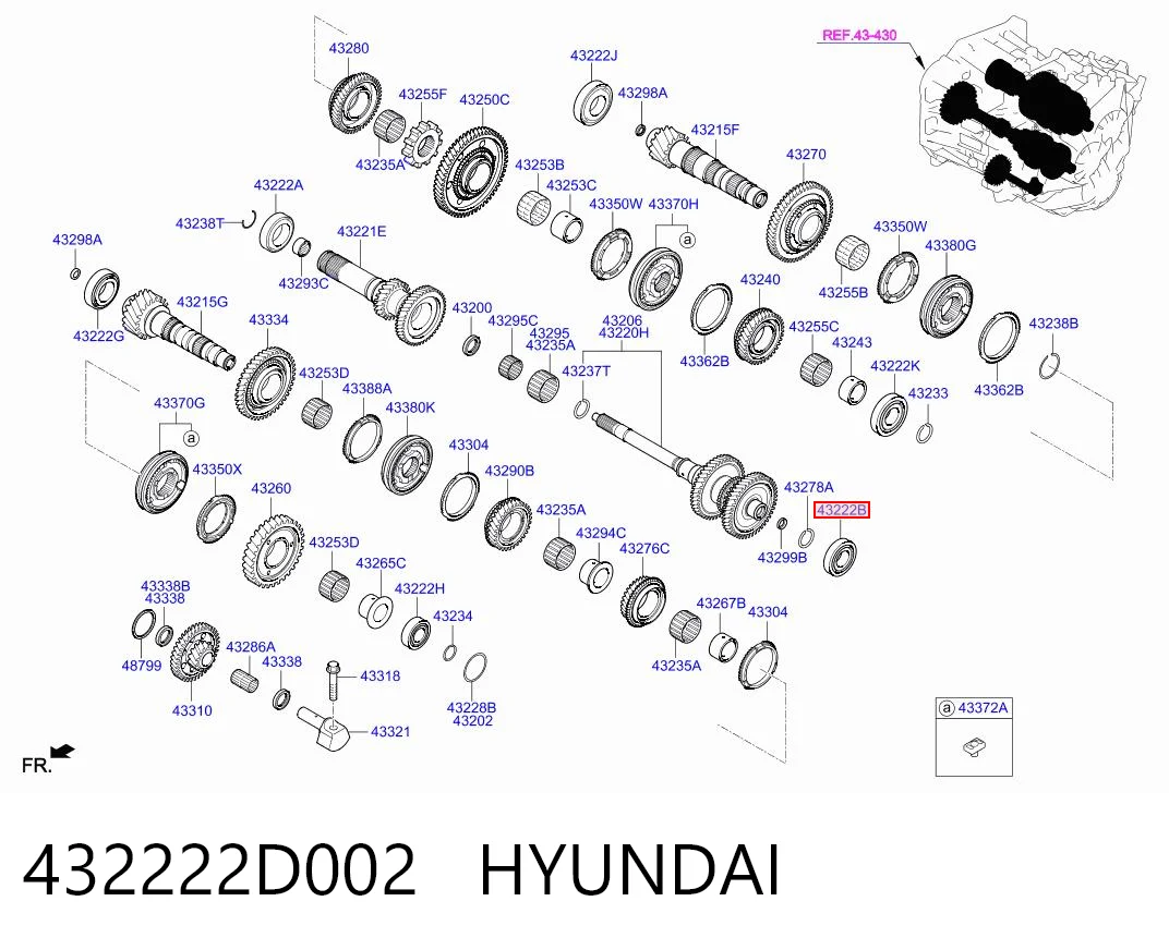 432222D002 Hyundai/Kia