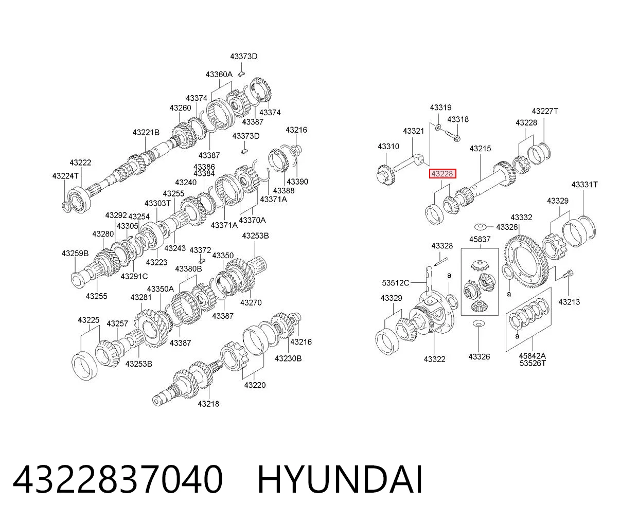 Підшипник проміжного вала КПП Honda 8944720990 ціна, від 19.22 USD