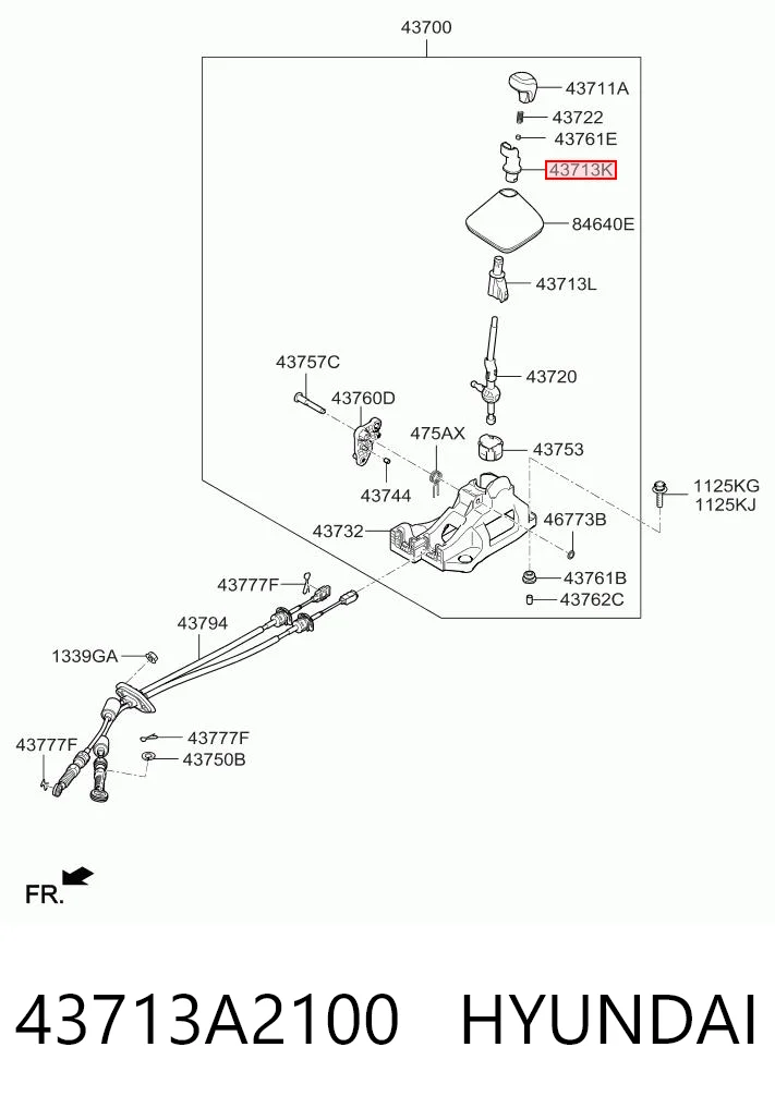 43713A2100 Hyundai/Kia