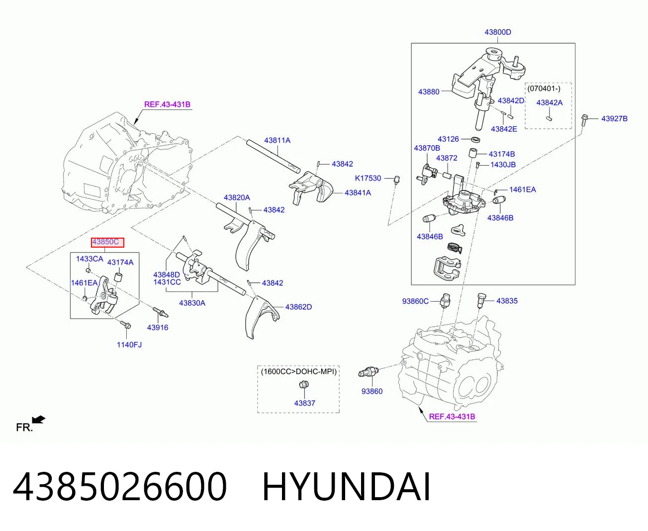 4385026600 Hyundai/Kia