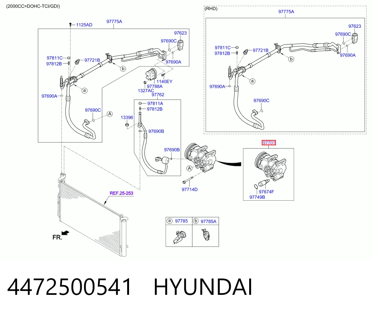 4472500541 Hyundai/Kia Компресор холодоагенту