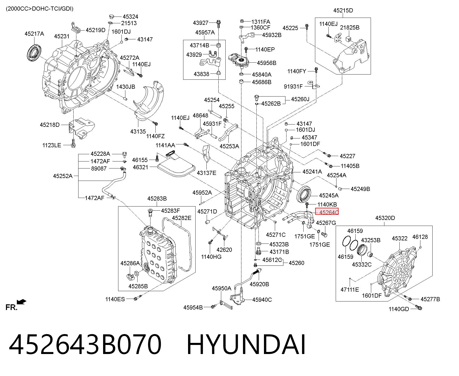 452643B070 Hyundai/Kia 