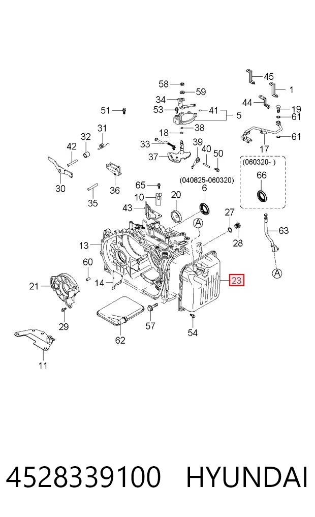 4528339100 Hyundai/Kia Піддон АКПП