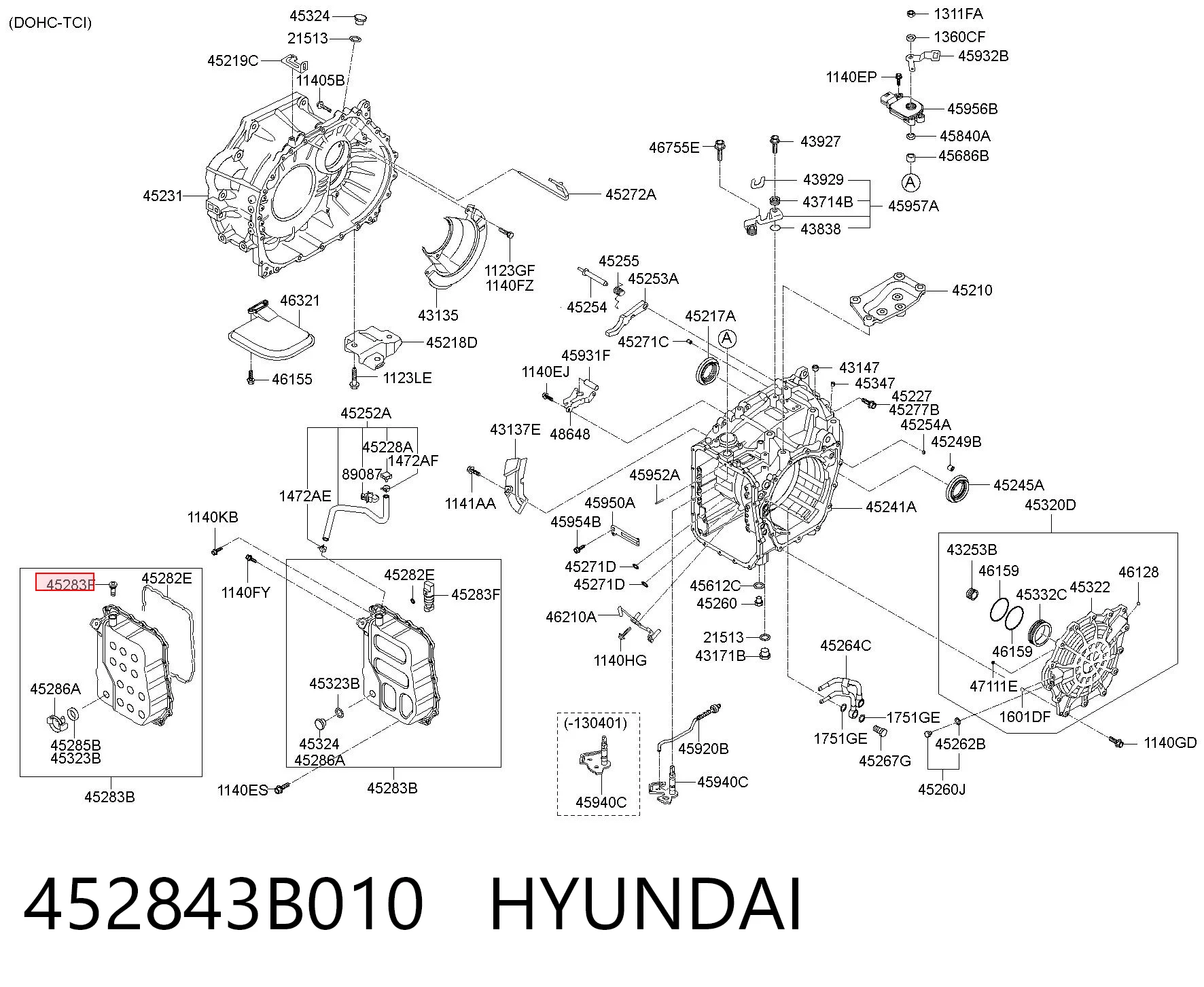 452843B010 Hyundai/Kia 