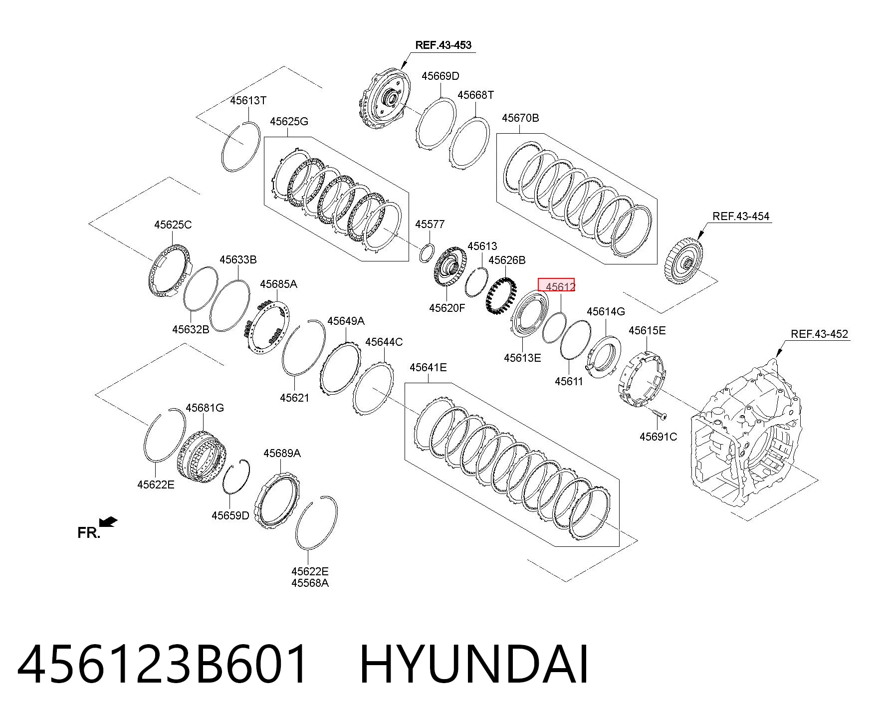 456123B601 Hyundai/Kia 