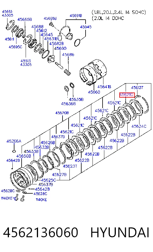 4562136060 Hyundai/Kia
