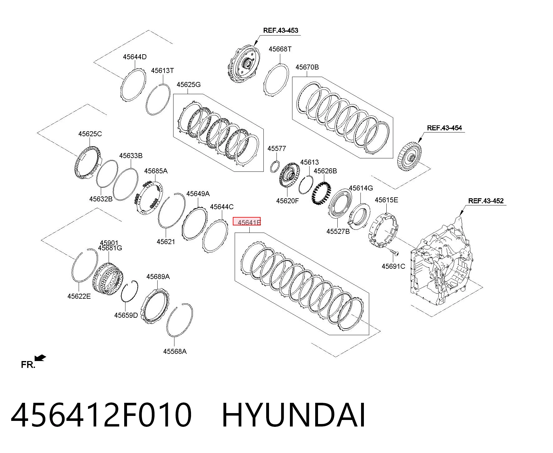 456412F010 Hyundai/Kia 