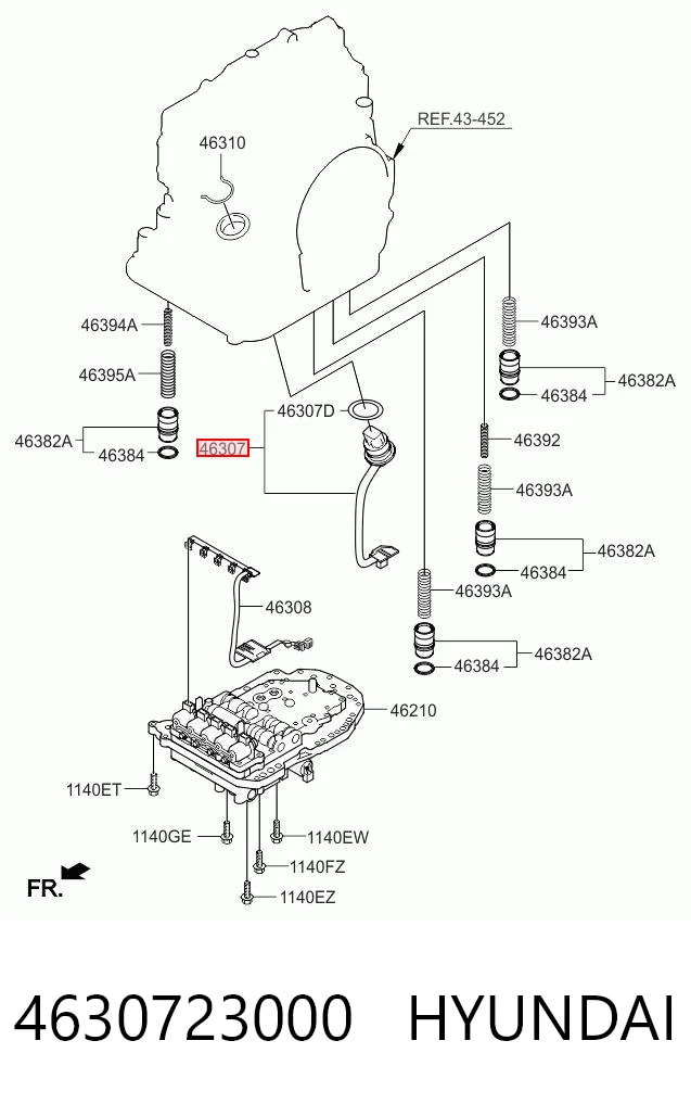 4630723000 Hyundai/Kia Джгут дротів АКПП