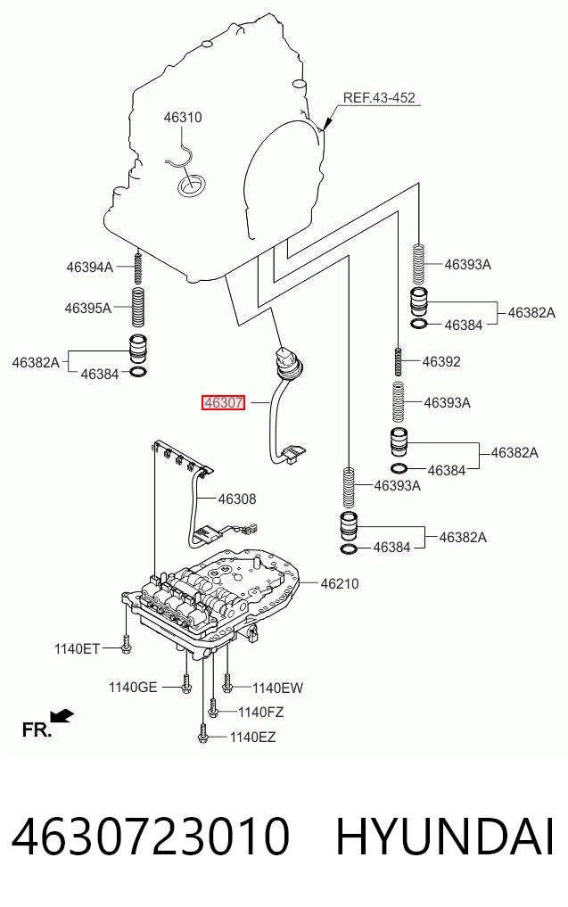 4630723010 Hyundai/Kia Джгут дротів АКПП