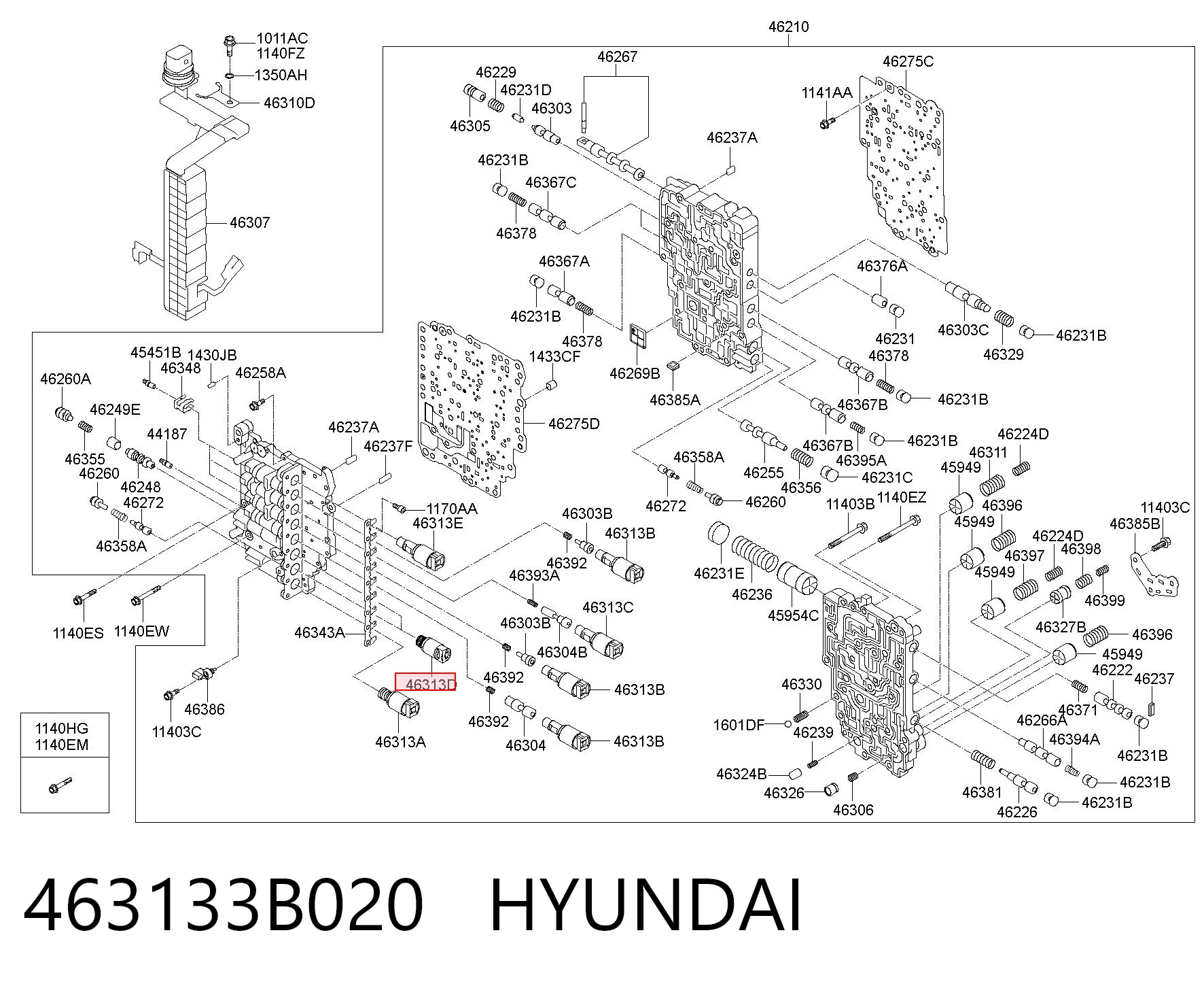 463133B020 Hyundai/Kia 