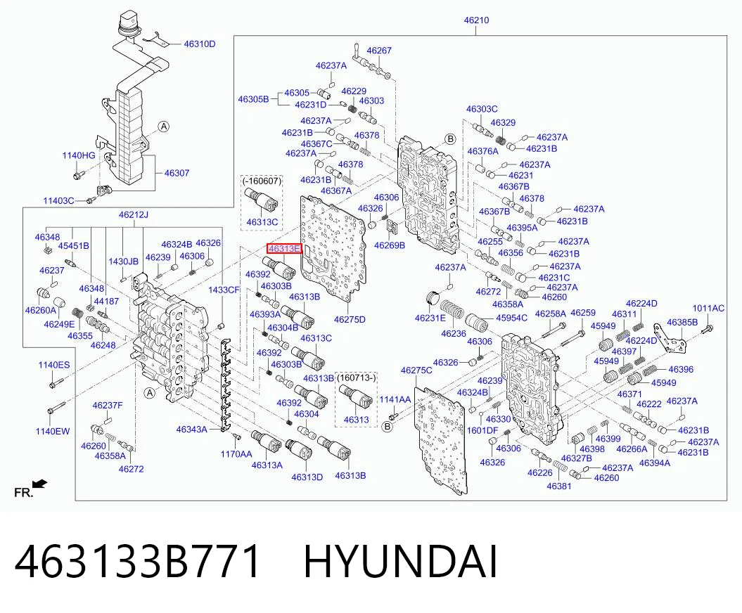 463133B771 Hyundai/Kia Соленоїд автоматичної коробки передач