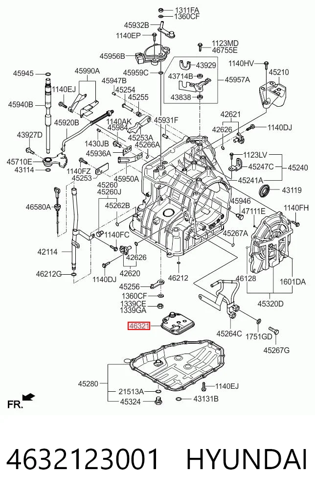 4632123001 Hyundai/Kia Масло в коробку автомат