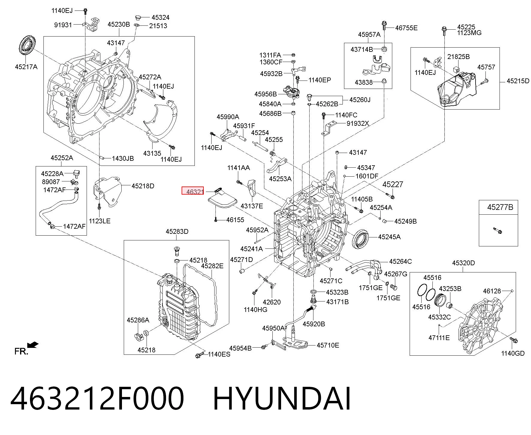  Фільтр АКПП Hyundai Tucson 3