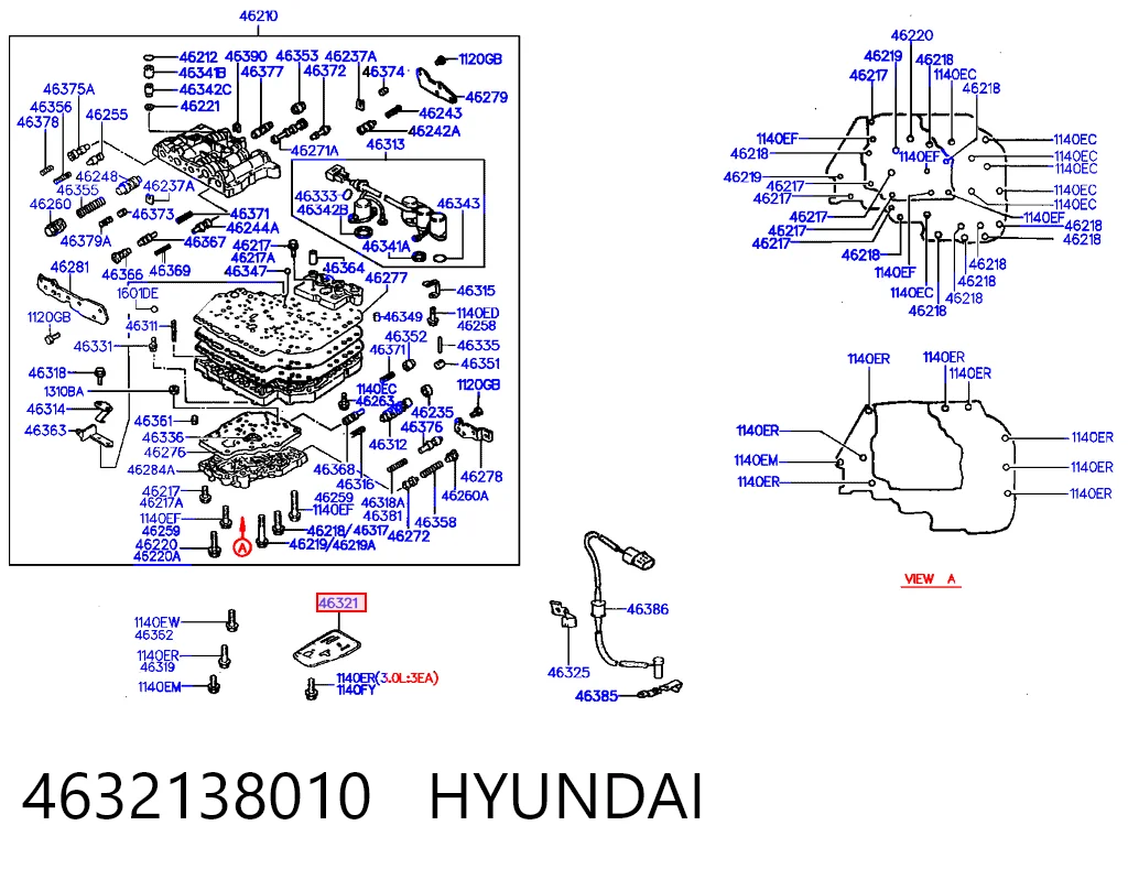 Фільтр коробки автомат Hyundai Sonata III седан (1993 - 1998) ціна, від 12.73 USD