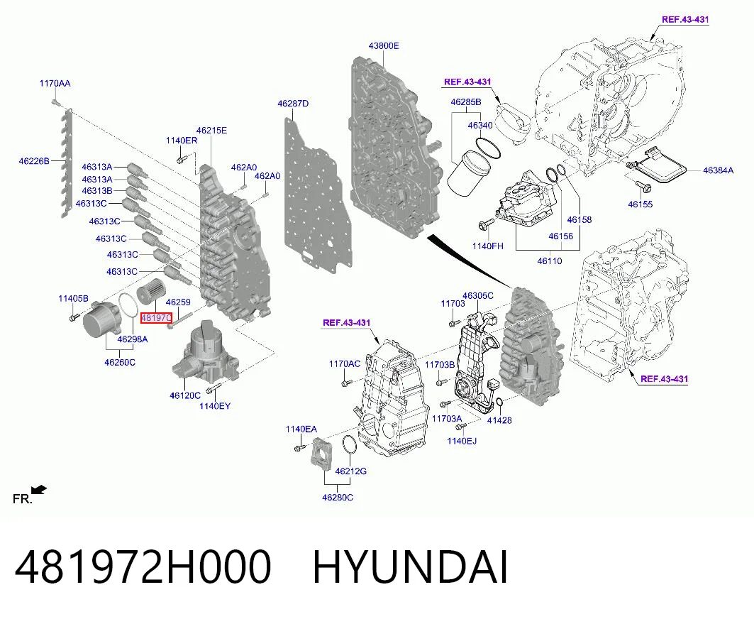 481972H000 Hyundai/Kia Масло в коробку автомат