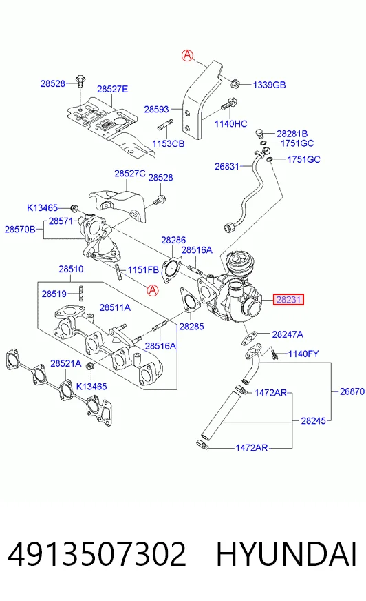 Купити 807101008900 Magneti Marelli Турбіна