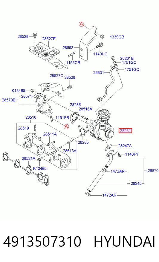 Турбіна 807101008900 Magneti Marelli