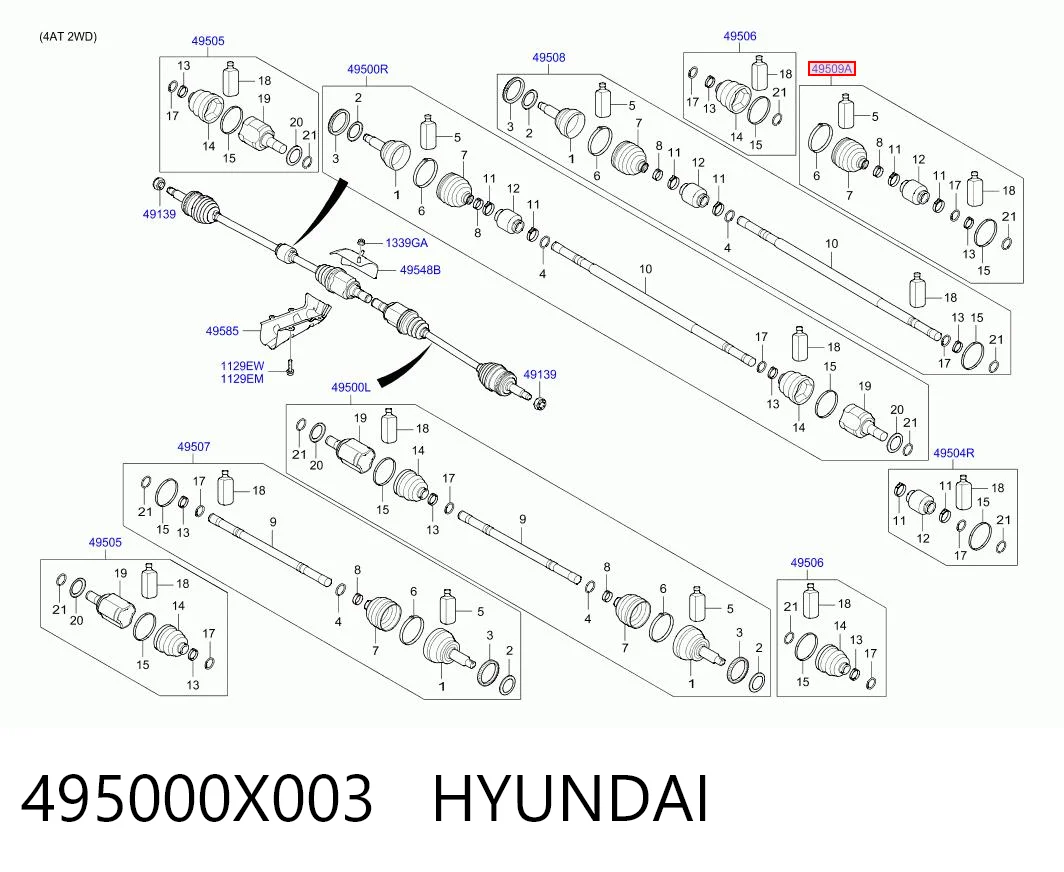 0025856 GKN-Spidan Пильник ШРУСа зовнішній, передній піввісі