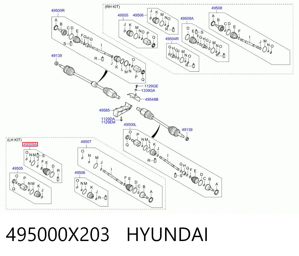HY0219 DAC Пильник ШРУСа зовнішній, передній піввісі
