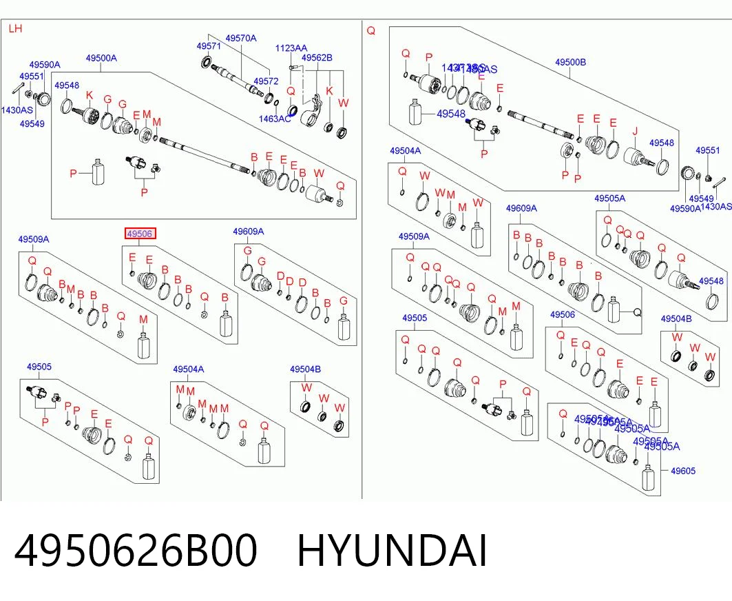 4950626B00 Hyundai/Kia