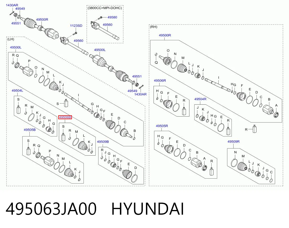 Купити GD4522540A Mazda Пильник шарніра приводу