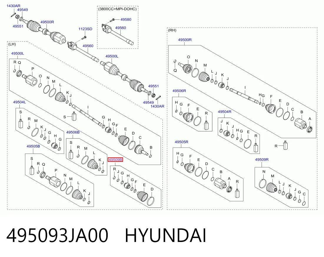 Пильник ШРУСа зовнішній GD4522540A Mazda
