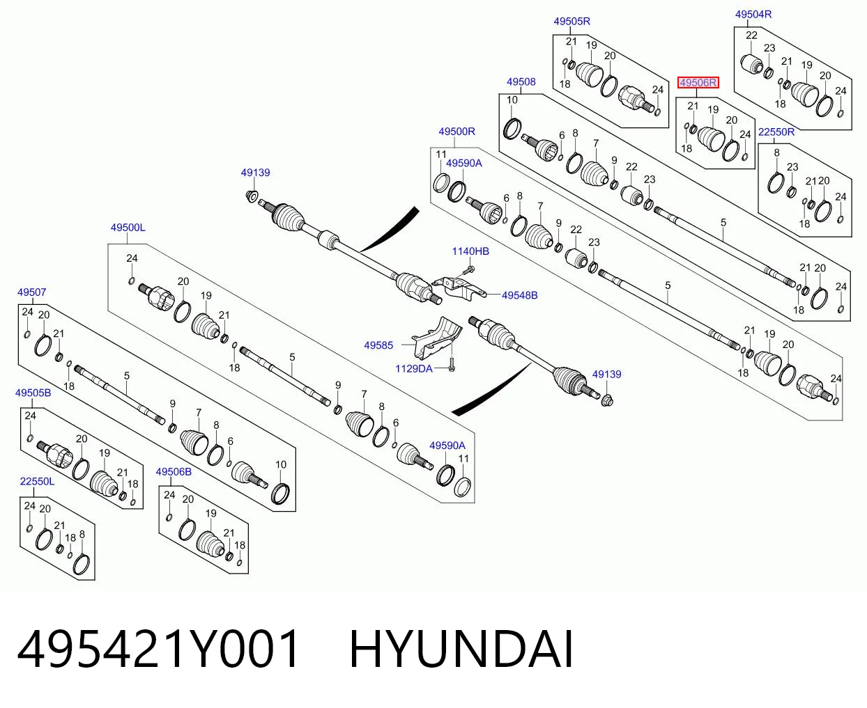 0036033 GKN-Spidan Пильник гранати внутрішній, лівий