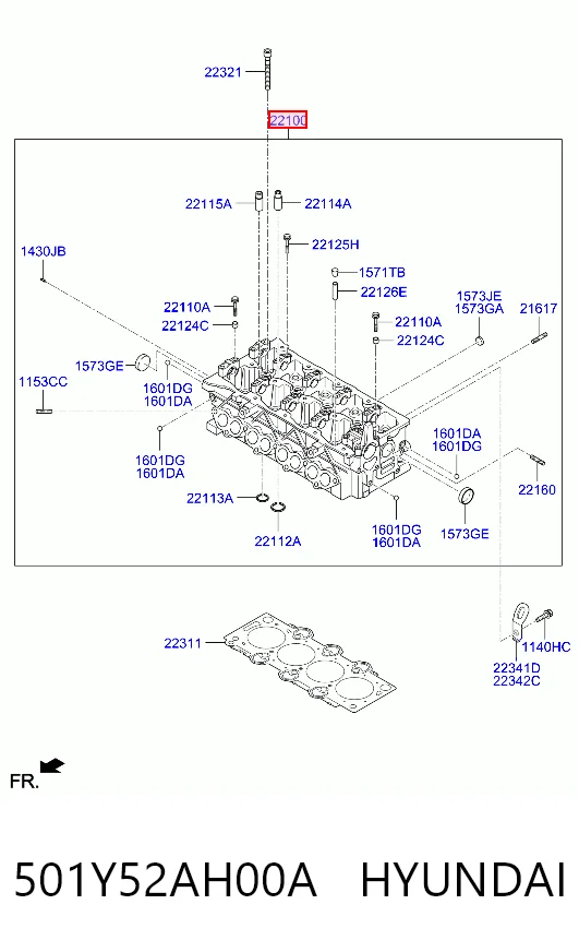 Головка двигуна CHM CHM350B ціна, від 396.54 USD
