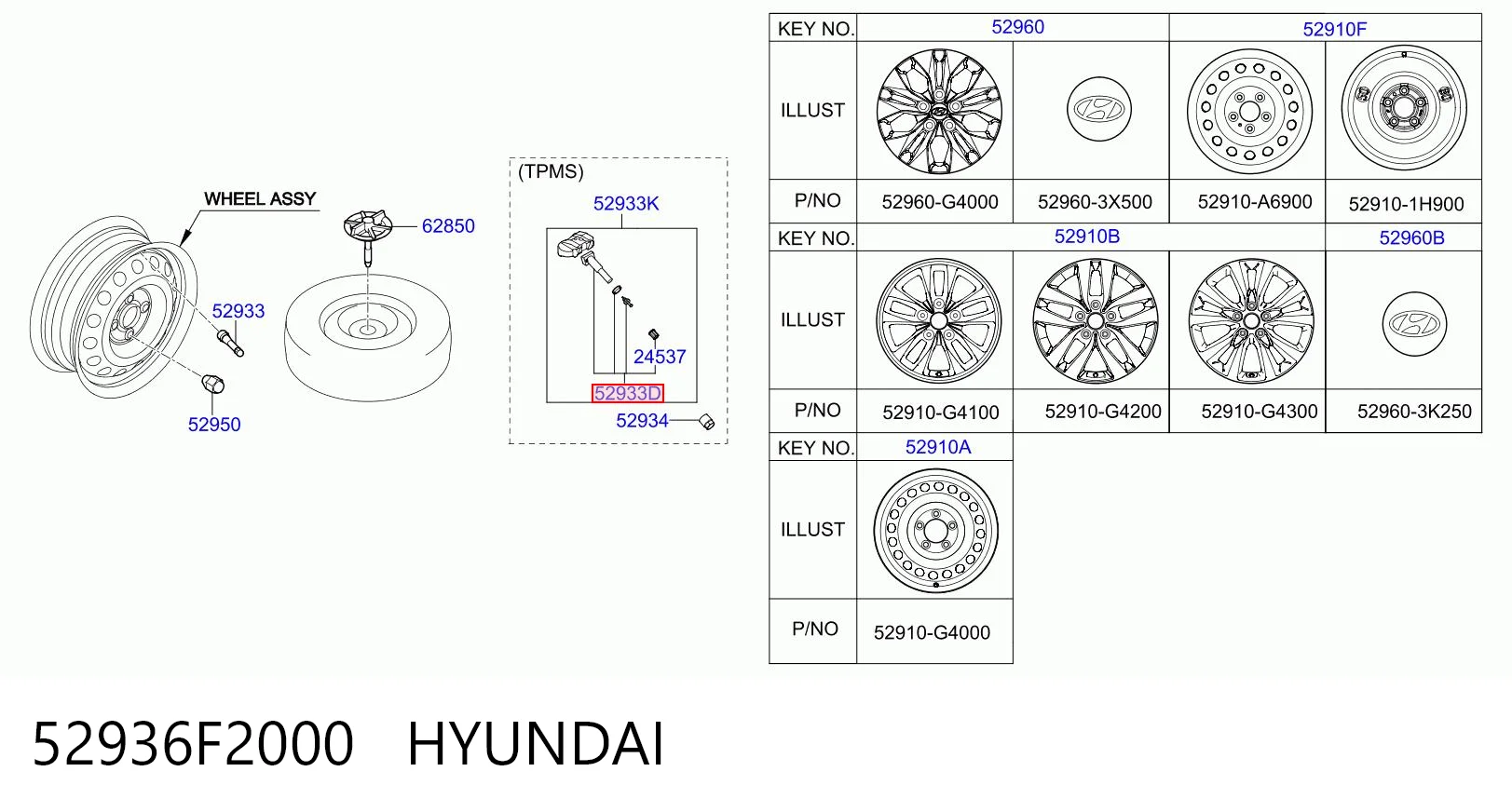 52936F2000 Hyundai/Kia 