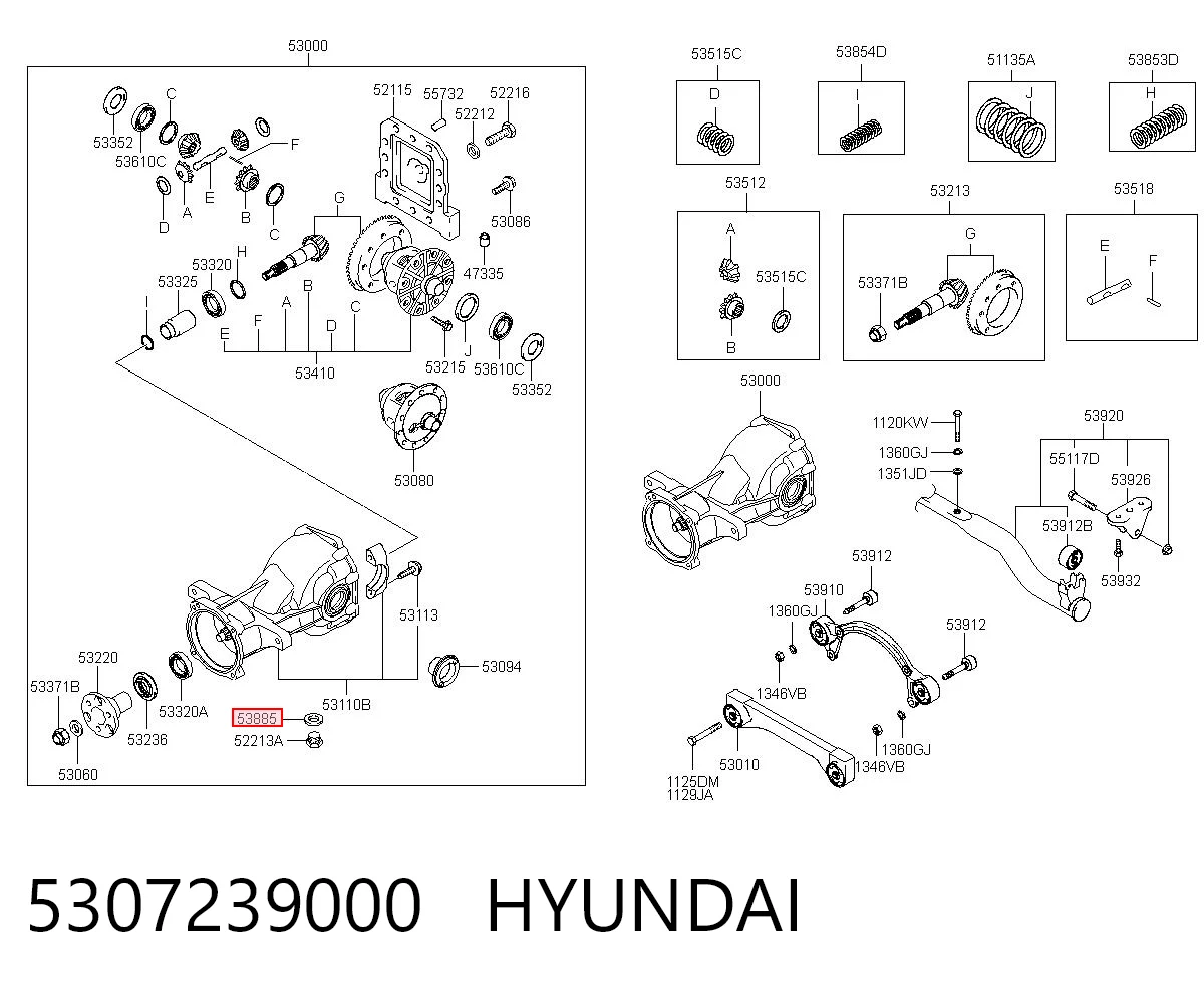 5307239000 Hyundai/Kia Прокладка пробки піддону АКПП