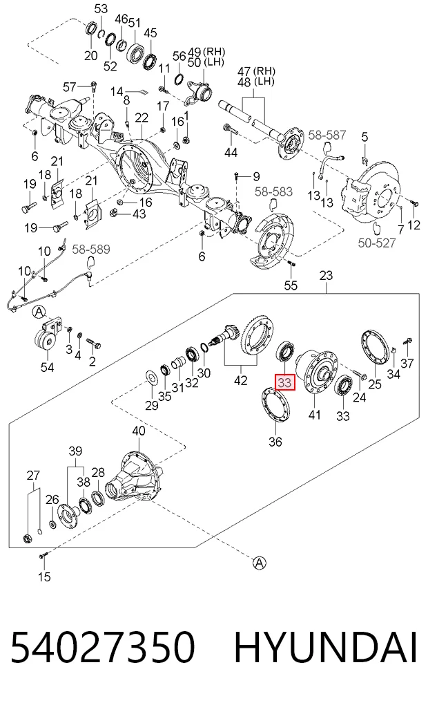 Підшипник задньої ступиці 220966 Ruville