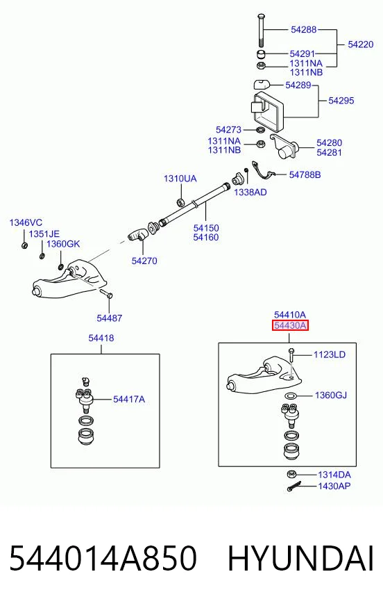 544014A850 Hyundai/Kia
