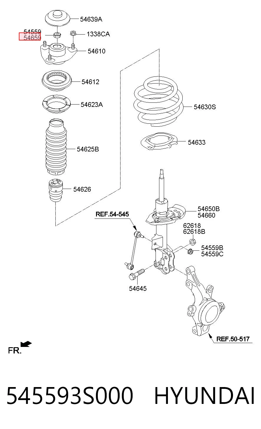 545593S000 Hyundai/Kia 