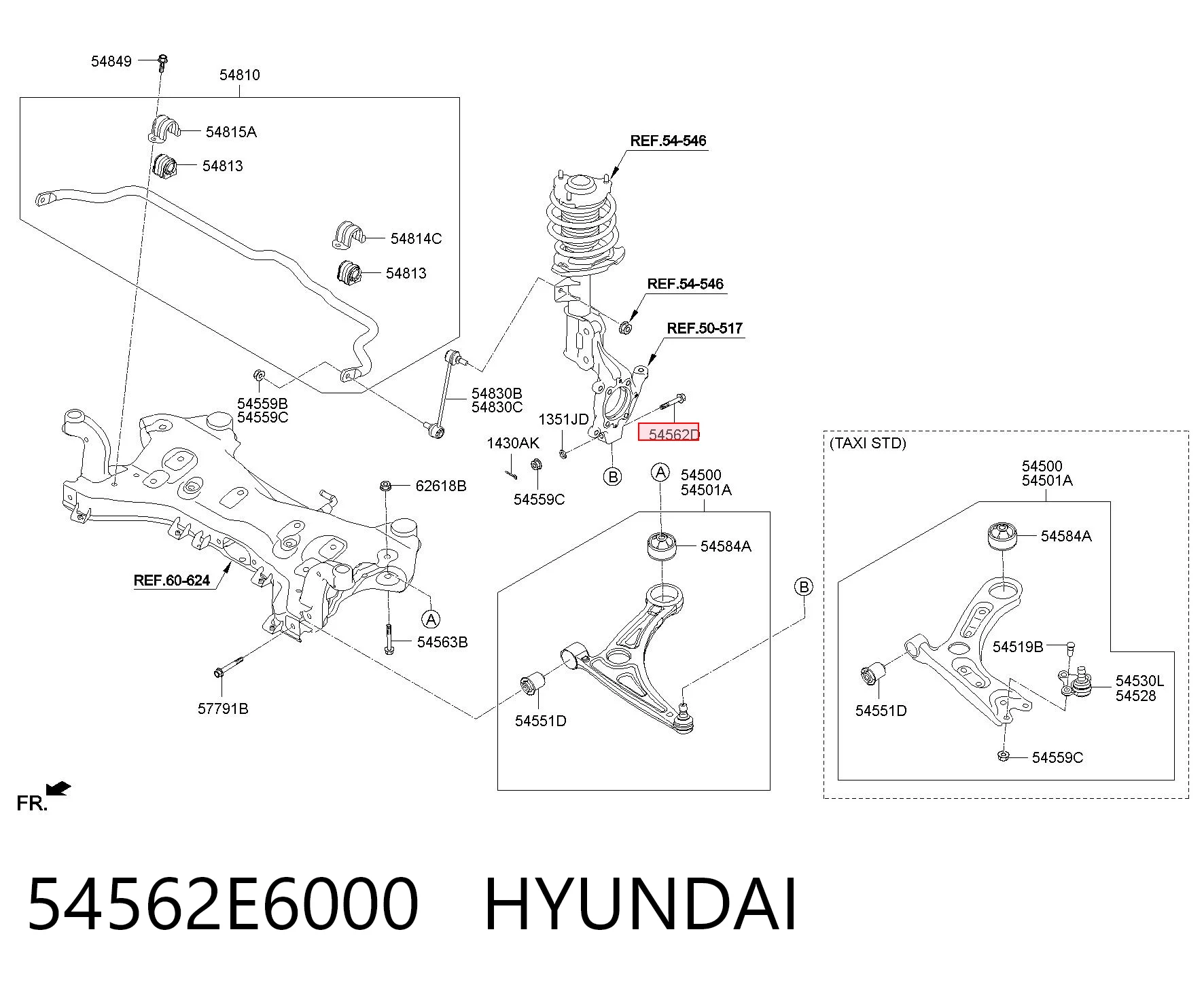 54562E6000 Hyundai/Kia 