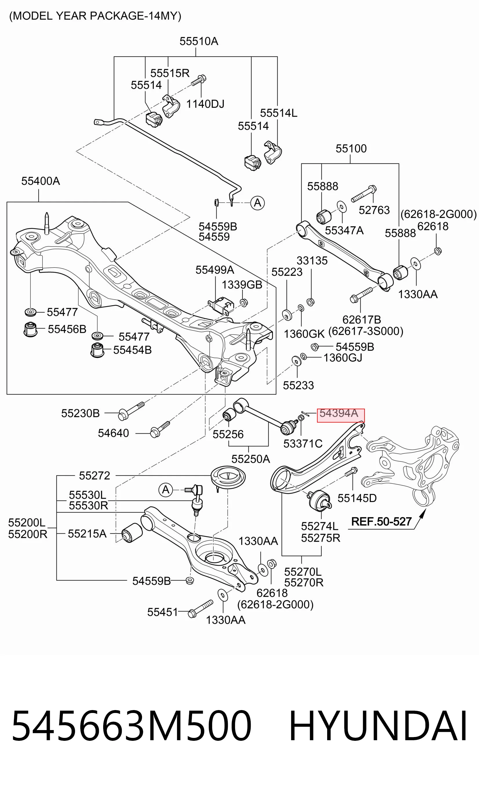545663M500 Hyundai/Kia