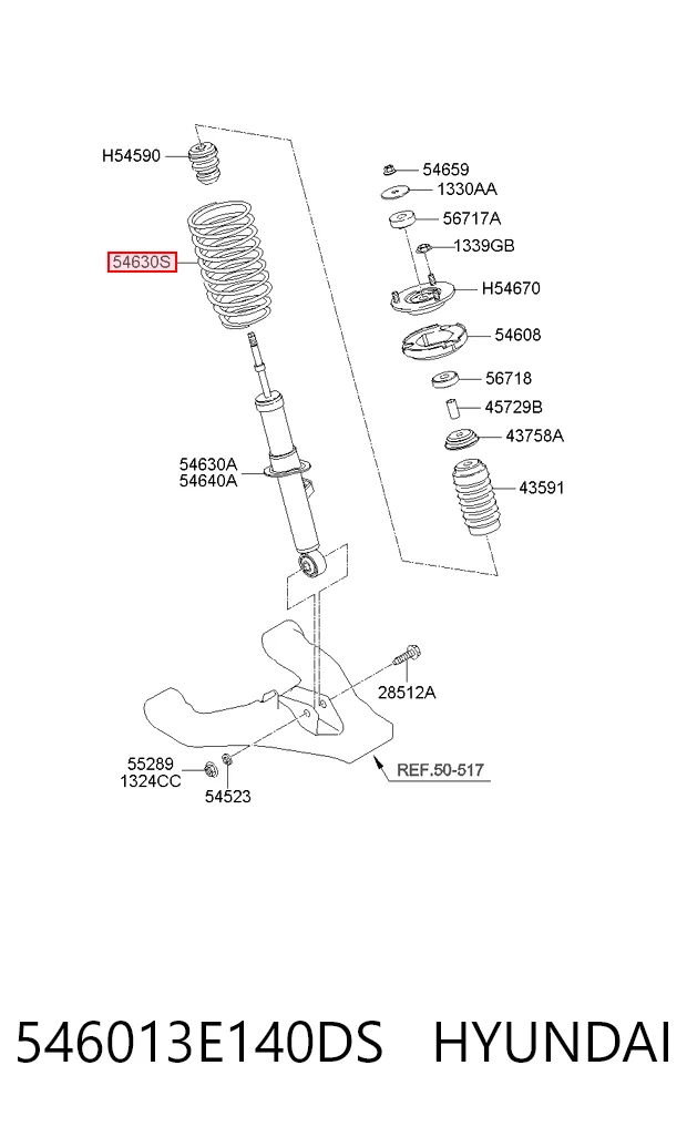 Пружина передня KIA Sorento I позашляховик (JC) (2002 - 2006) ціна, від 12.54 USD