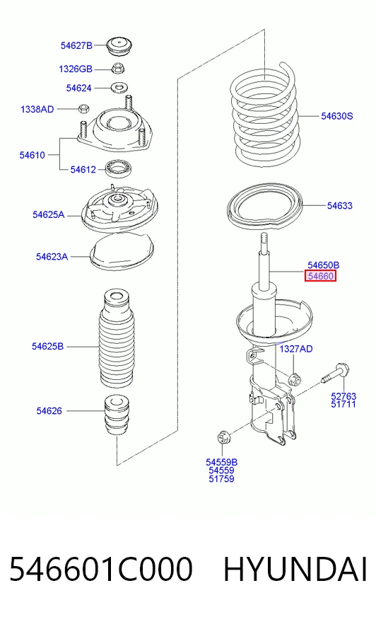 Стійка передня права Motor7 KH302I297G