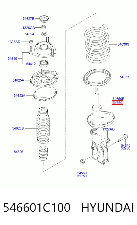 KH302I297G Motor7 Амортизатор передньої підвіски